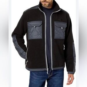 The North Face Men’s Black Fleece Royal Arch Jacket Full Zip Large Outdoors